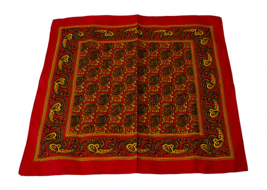 PALIACATE ROJO CON AMARILLO TRADICIONAL MEXICANO | DOCENA