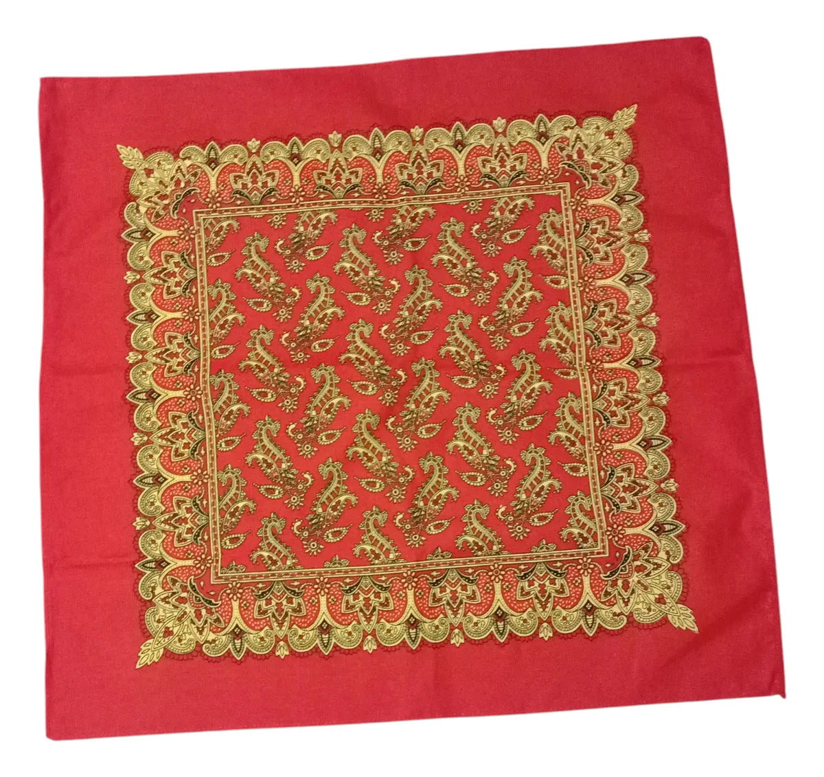 PALIACATE ROJO CON AMARILLO TRADICIONAL MEXICANO | DOCENA