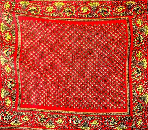 PALIACATE ROJO CON AMARILLO TRADICIONAL MEXICANO | DOCENA