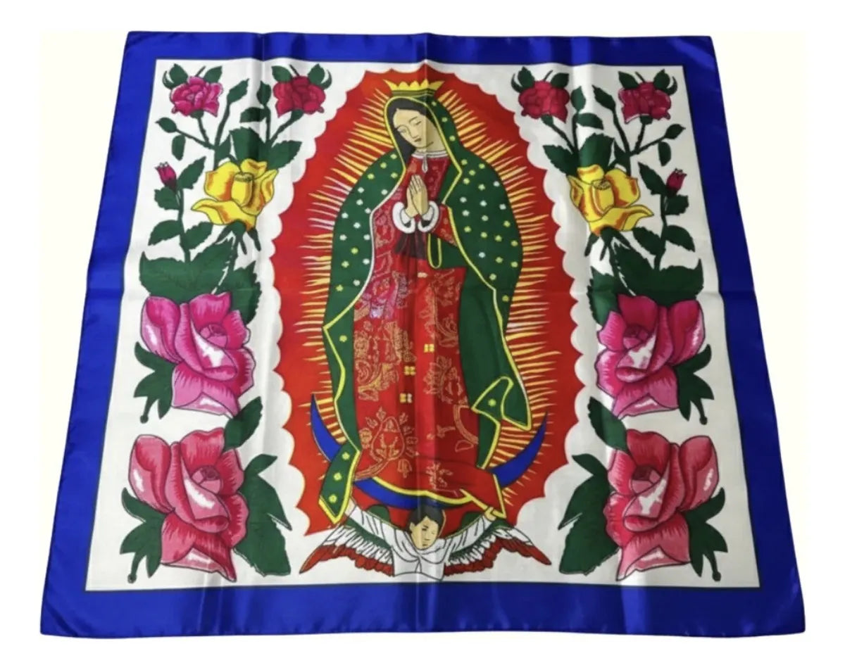 Paliacate de Virgen de Guadalupe, Seda | por pieza