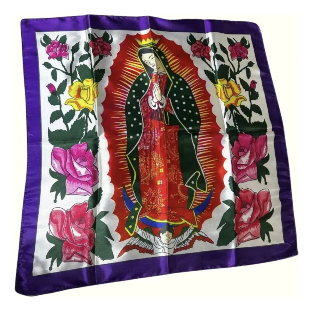 Paliacate de Virgen de Guadalupe, Seda | por pieza